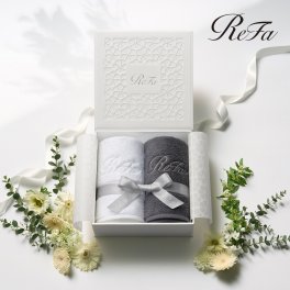 【ReFa 公式】正規品 ReFa HAIR FACE TOWEL PAIR SET リファヘアフェイスタオル2枚セット