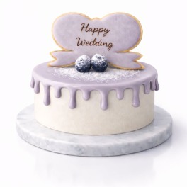 LAVENDER PURPLE｜ラベンダーパープル デコレーションケーキ 誕生日 結婚祝い お祝い 記念日