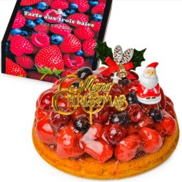 クリスマスケーキ ベリーグッドタルト 選べるサイズ 4号 5号 6号 xmas ホールケーキ タルトケーキ
