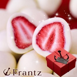神戸フランツ 神戸苺トリュフ【手提げ袋付】 スイーツ 洋菓子 チョコレート チョコ ホワイトチョコ いちご プレゼント ギフト 贈り物 手土産 誕生日 敬老の日