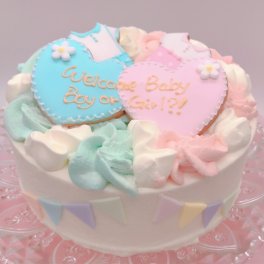 ジェンダーリビールケーキ5号(15cm)