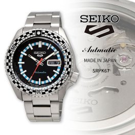SEIKO 腕時計 セイコー 時計 ウォッチ 【日本製 Made in Japan】 セイコーファイブ 5スポーツ  SKX series 2024 Special Edition 自動巻き メカニカル メンズ  SRPK67 海外モデル [並行輸入品]