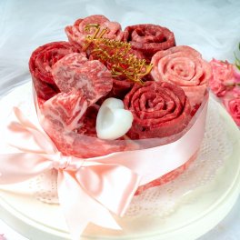 誕生日 プレゼント ギフト 国産和牛　肉ケーキ 約500ｇ 2~3人前
