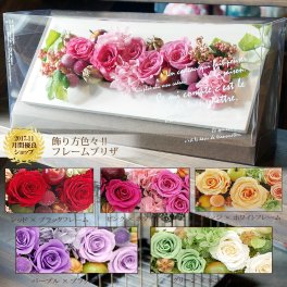 【送料込価格】 翌日配送 14時迄 花 プリザーブドフラワー 壁掛け レクタングル ケース付【花 誕生日プレゼント 花 ギフト 女性 男性 結婚祝い 出産祝い 新築祝い 退職祝い 誕生日 プレゼント ギフトフレーム インテリア 開店祝い 開業祝い 開院祝い 還暦 古希 喜寿 お祝い 還暦祝い 可愛い】