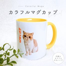 お好きなお写真で作れる♪カラフル オリジナル マグカップ タンブラー コップ マイボトル オリジナルグッズ ギフト プレゼント 愛犬グッズ うちの子グッズ プレゼント マイコップ マイボトル プレゼント  名入れ 写真入れ