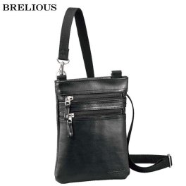 正規品 平野鞄 ひらのかばん ヒラノ ショルダーバッグ メンズ 縦型 合皮 日本製 #16447 BRELIOUS ブレリアス hira39 旅行 ギフト