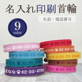 犬 首輪 小型犬 犬首輪 名入れ オリジナル 刺繍 名前入り首輪 犬 犬用首輪 いぬ 中型犬 おしゃれ かわいい 安全 迷子札 ペット用品