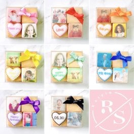 【選べる8色】プリントクッキーBOX【お好きな写真で】【写真クッキー】【アイシングクッキー】【メッセージクッキー】【ギフトラッピング対応】