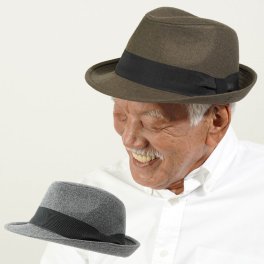 おじいちゃん帽子 シニア  メンズ 男性  ファッション 70代 80代 90代 贈り物 高齢者 紳士服 ギフト 紳士 メルトンウール混 ハイバックハット（crc-mz2-cnt10532）