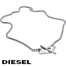DIESEL ディーゼル ネックレス DX1477040 シルバー ステンレス メンズ 海外正規品 無料ラッピング可