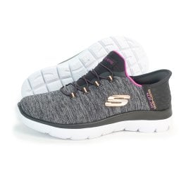 SKECHERS スケッチャーズ スニーカー レディース スリップインズ スリッポン　サミッツ ダズリング ヘイズ SUMMITS BKMT 149937W ブラック/マルチ