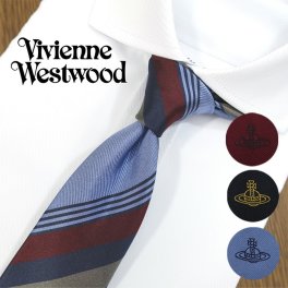 ヴィヴィアン ウエストウッド ナローネクタイ (7cm幅) 全3色 Vivienne Westwood ヴィヴィアンネクタイ ブランドネクタイ・ネクタイブランド・ブランドギフト・バースデー・誕生日 20代・30代・40代・セール