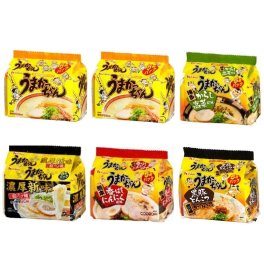【 送料無料 】 ハウス食品 うまかっちゃん 九州の味 袋ラーメン 食べ比べ 5種 30食 詰め合わせ アソート セット ( オリジナル からし高菜 黒豚とんこつ 香ばしにんにく 濃厚新味 ) まとめ買い
