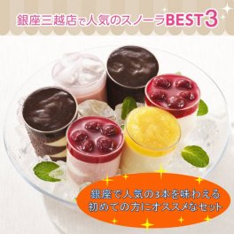 【銀座三越の人気BEST３】フローズンヨーグルト・ミディアムサイズ・ＢＥＳＴ３本入りセット お誕生日祝い　母の日 父の日 敬老の日 出産祝い お祝い 内祝い 記念品 スイーツ グルメプレゼント 出産内祝い お中元 お歳暮 冬ギフト 夏ギフト アイスクリーム・シャーベット