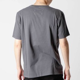 メゾン マルジェラ MAISON MARGIELA S50GC0690 S24347 Tシャツ T-SHIRT メンズ 半袖 カットソー クルーネック カジュアル シンプル 4ステッチ 春夏 オーガニック コットン 綿 アントラサイト XXS XS S M L