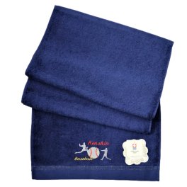野球 名入れ タオル 刺繡 今治 フェイスタオル ベースボール お祝い 卒業 スポーツ ネーム ギフト イニシャル 誕生日 卒部 贈り物 プレゼント ギフト 参加 記念品 景品 名前 卒業 チーム グループ 高校 大学 社会人 リーグ 協会 オリジナルデザイン【送料無料】