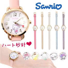 サンリオ 腕時計 通販 レディースウォッチ キッズ ウォッチ ハート リストウォッチ アナログ 女の子 小学生 女性 ガールズウォッチ キャラクター グッズ 子供 こども 子ども おしゃれ ギフト 可愛い かわいい 誕生日 贈り物 低学年 snr001