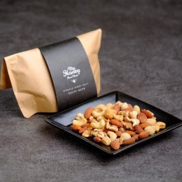 お歳暮 秋冬ギフト【送料無料】【贅沢おつまみ】オリジナル ロースト ミックスナッツ 250g 有塩 マイハニー ミラクルナイトソルト ぬちまーす 赤穂の塩 熨斗 ラッピング 送料無料(北海道、沖縄を除く) 