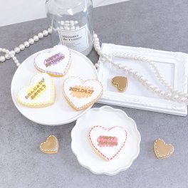 【選べる9色】カラーステッチプレートクッキー【メッセージ】【アイシングクッキー】【ギフトラッピング対応】