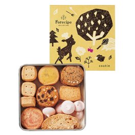 Ｆｏｒｅｃｉｐｅ　ちいさな森のクッキーＳ　|　人気のクッキー缶　ホワイトデーギフト　春ギフト 春の贈り物 　お引越し　内祝い ギフト 出産内祝い 結婚内祝い 結婚祝い 出産祝い 快気祝い お返し プレゼント お土産 人気 記念日 ご挨拶
