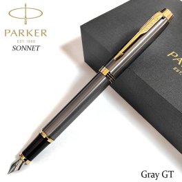 万年筆 パーカー IM グレイGT 細字 シンプル PARKER ブランド 文房具 高級 グレー かっこいい THE GREY おしゃれ メンズ レディース お祝い ギフト プレゼント