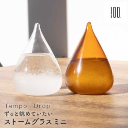 Tempo Drop mini【テンポドロップミニ】 ストームグラス インテリア オブジェ 気温 気圧 温度 湿度計 気温計 手作り ガラス 結婚祝い 引越し祝い 新築祝い 新生活 誕生日プレゼント オシャレ 男性 女性 20代 30代 40代 50代 60代 ギフト 贈り物 プレゼント 無料ラッピング 無料メッセージカード ギフト 父の日 2026 プレゼント