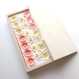 落雁 「花暦 二月の花」梅、水仙、椿【和菓子】【和菓子詰合せ】【お歳暮】【干菓子】【和三盆】【贈り物】