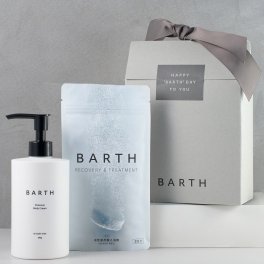 【ベストコスメ67冠】中性重炭酸入浴剤 ボディクリーム BARTHDAY Body Care Gift（入浴剤 ボディクリーム ギフトボックス 腰痛 肩こり 疲労回復 無添加 いやしグッズ リラックスグッズ 温浴美肌 誕生日 女性 男性 高級 記念日 おしゃれ 内祝い お祝い お礼 新生活 実用的 人気 )