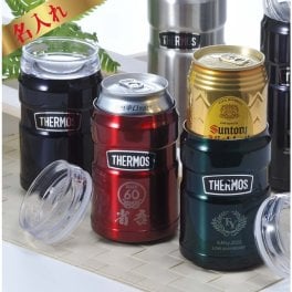 退職 異動 名入れ SLX サーモス THERMOS アウトドアシリーズ 保冷缶ホルダー 350ml缶用 2wayタイプ ギフトBOX入り / プレゼント ギフト 退職 記念 誕生日 長寿 祝い