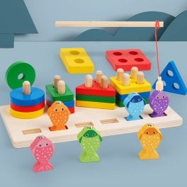 知育玩具 モンテッソーリ ブロック 円柱 さ し 教具 円柱さし 串通し 指 パズル 遊び 木のおもちゃ お魚釣り おもちゃ 知育おもちゃ 子どもおもちゃ 男の子 木の玩具 幼児 子ども 子供 女の子 ベビー 1歳誕生日プレゼント 知育 お祝い 出産祝い 玩具 子供オモチャ 子供玩具 キッズ用おもちゃ【送料無料】
