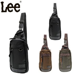 【Lee】320-3280 ボディバッグ 鞄 ショルダーバッグ バッグ 収納 斜め掛け 肩掛けトラベル 通勤 通学 アウトドア お出かけ 観戦 プレゼント 父の日 誕生日