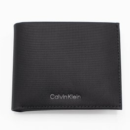 カルバンクライン　CK　Calvin Klein　二つ折り財布　LV04D1043G UB1　ブラック　CK MUST BILLFOLD With COIN　Europeライン