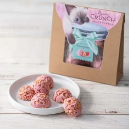 ベビーミャオ にゃんこクランチチョコ 苺 ６個 いちご スイーツ お菓子 手土産 お返し 誕生日 ギフト プレゼント 猫 ねこ 猫の日
