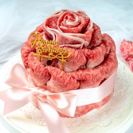 誕生日 プレゼント ギフト 国産和牛　肉ケーキ 約500ｇ 2~3人前