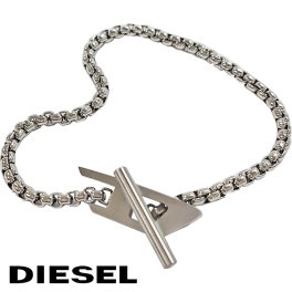 DIESEL ディーゼル ブレスレット DX1476040 メンズ シルバー ステンレス 海外正規品 無料ラッピング可