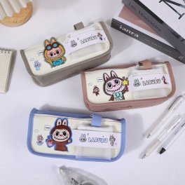 ラブブ ペンケース かわいい 高校生 大学生 小学生 韓国 可愛い ぬいぐるみ 筆記用具 筆箱 筆入れ おしゃれ 大容量 文房具 中学生 入園グッズ labubu