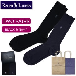 RALPH LAUREN　ラルフローレン　ビジネスソックス　2足組