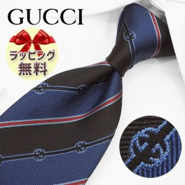 グッチ ネクタイ GUCCI ネイビー/ブラック LATANYA A47 【グッチネクタイ・ブランドネクタイ・ネクタイブランド・ブランドギフト・プレゼント・バースデー】【20代・30代・40代・50代・おしゃれ・セール】
