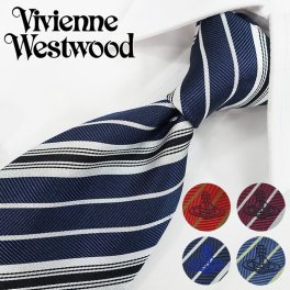 ヴィヴィアン ウエストウッド ネクタイ (8.5cm幅) 全4色 Vivienne Westwood ヴィヴィアンネクタイ ブランドネクタイ・ネクタイブランド・ブランドギフト・バースデー・誕生日 20代・30代・40代・セール