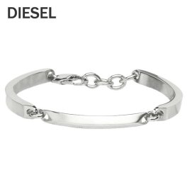DIESEL ディーゼル ブレスレット アクセサリー メンズ レディース ユニセックス シルバー ステンレス ブランド ギフト プレゼント DX1172040