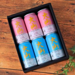 敬老の日【送料無料】【ハイボール飲み比べ】 サクラ・ミズナラ ハイボール 2種 6缶セット 大山 松井酒造 ウイスキー ラッピング 熨斗 送料無料(北海道、沖縄を除く)