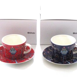 イッタラiittala　タイカ　コーヒーカップ＆ソーサー　２客セット【ブランドロゴ入りボックス付属】【御結婚御祝・内祝・新築御祝・還暦御祝・御礼・寿・ギフト包装可能】