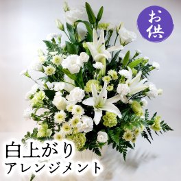 お盆 お供え 花 お悔やみ 白 花束 アレジメント 仏花 贈り物 法事 命日 お供え物 一周忌 三回忌 七回忌 月命日 お供え花 お供え物 ペット 四十九日 法要 供花 法要 仏事 フラワーアレンジメント 生花 お供えアレンジメント 白上がりお供えアレンジメント