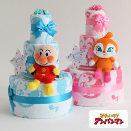おむつケーキ アンパンマン 男の子 女の子 出産祝い 1位 名入れ 3段 オムツケーキ ギフトセット ぬいぐるみ 28種類 送料無料 イニシャル ギフト キャラクター ダイパーケーキ 赤ちゃん 思い出 子供 出産 マタニティ フォト パパ ママ ベイビー お父さん お母さん クリスマス ハロウィン バレンタイン 七五三 初節句 子供の日 人気 端午の節句 ひな祭り