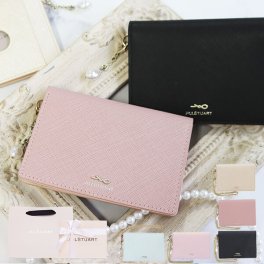 国内正規品 公式ショッピングバッグ ジルスチュアート JILLSTUART パスケース 定期入れ リボン レディース グローリア 牛革 JSLW3AP1 ピンク ブラック アイスブルー ラベンダー 喜ばれるギフト 入学 入社 通勤 通学 学生 社会人