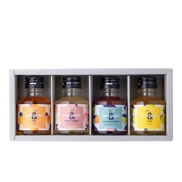 梅酒 ishigami＆（イシガミアンド）90ml×4本ミニボトルセット