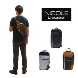 【正規取扱店】NICOLE ニコル オデッセイ 二層式 ワンショルダーバッグ ボディバッグ NIL241 正規品 メンズ カジュアル きれいめ 斜め掛け 大人 ブランド おしゃれ かっこいい  父の日