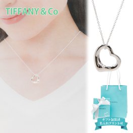 ティファニー ネックレス ハート オープンハート スモール ミニ 小さい ペンダント レディース アクセサリー シンプル かわいい 誕生日 記念日 ギフト プレゼント ゴールド ダイヤ tiffany&co 16mm 1.6cm 10660092 正規品 ブランド 新品 ギフト