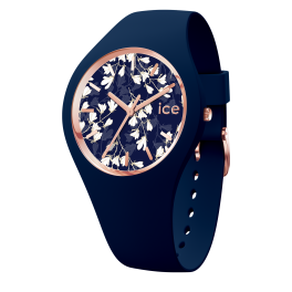 【karendo x ICE watch】ICE flower BLUE LILY (Small)腕時計 花 サプライズ 上品 プレゼント ギフト インスタ映え おしゃれ お祝い 記念 誕生日 新社会人 彼女 付け心地抜群 自分へのご褒美
