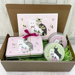クッキー缶セット 猫 バラ柄 3種 詰合せ クッキー 洋菓子 デザート おやつ 猫モチーフ ミニネコクッキー 手作りクッキー アンディクッキー 神戸 アンディ 神戸元町 神戸アンディ